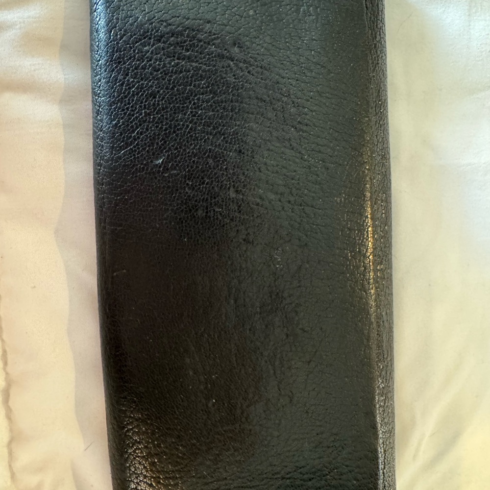 Mui Mui black leather special edition cat long wallet - Picture 4 of 11